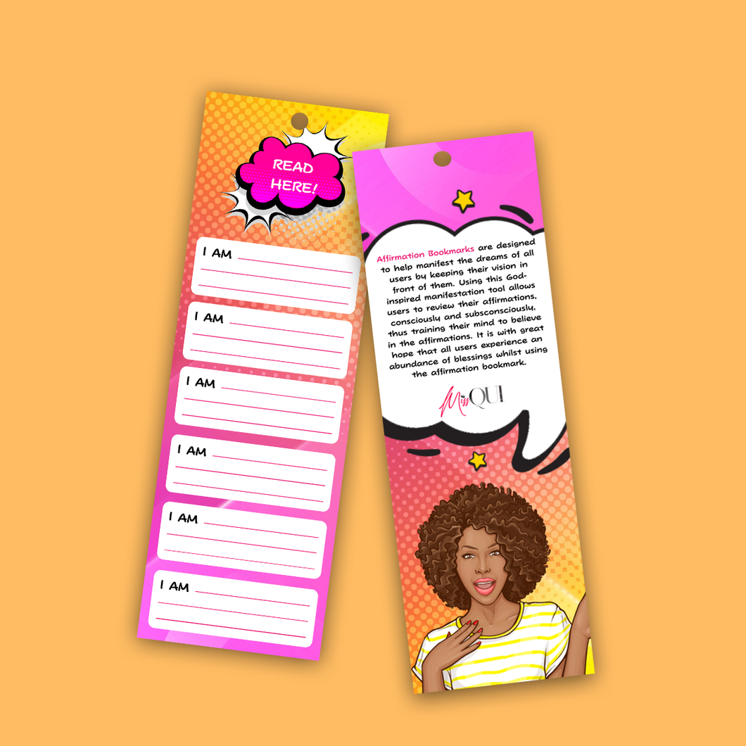 Affirmation Bookmark